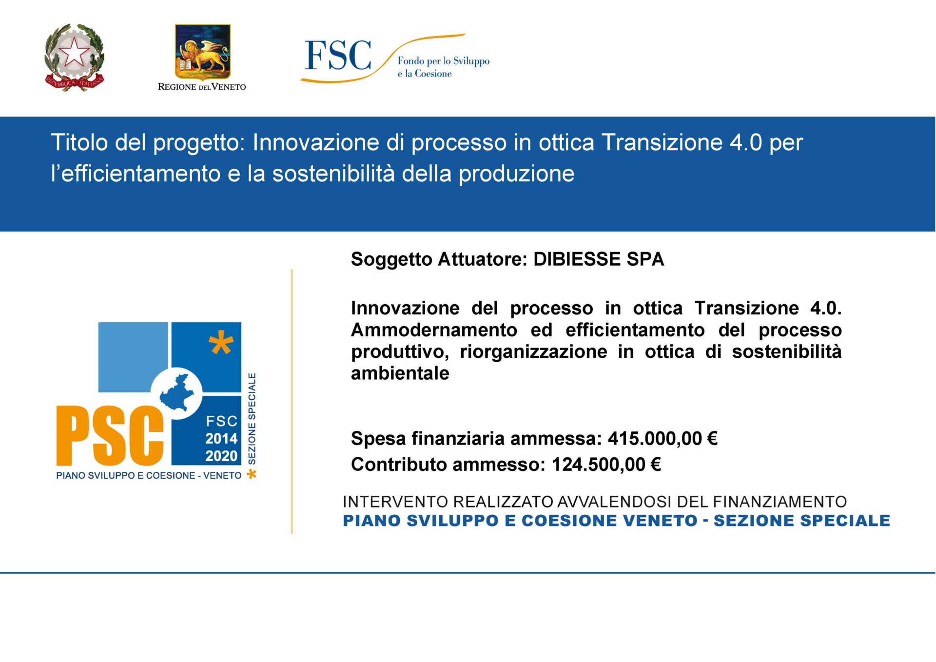 Modello poster A3 PSC